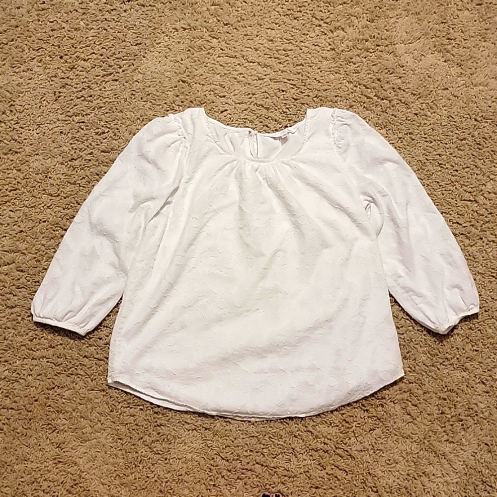 Lauren Conrad Cotton Women's Peasant Blouse